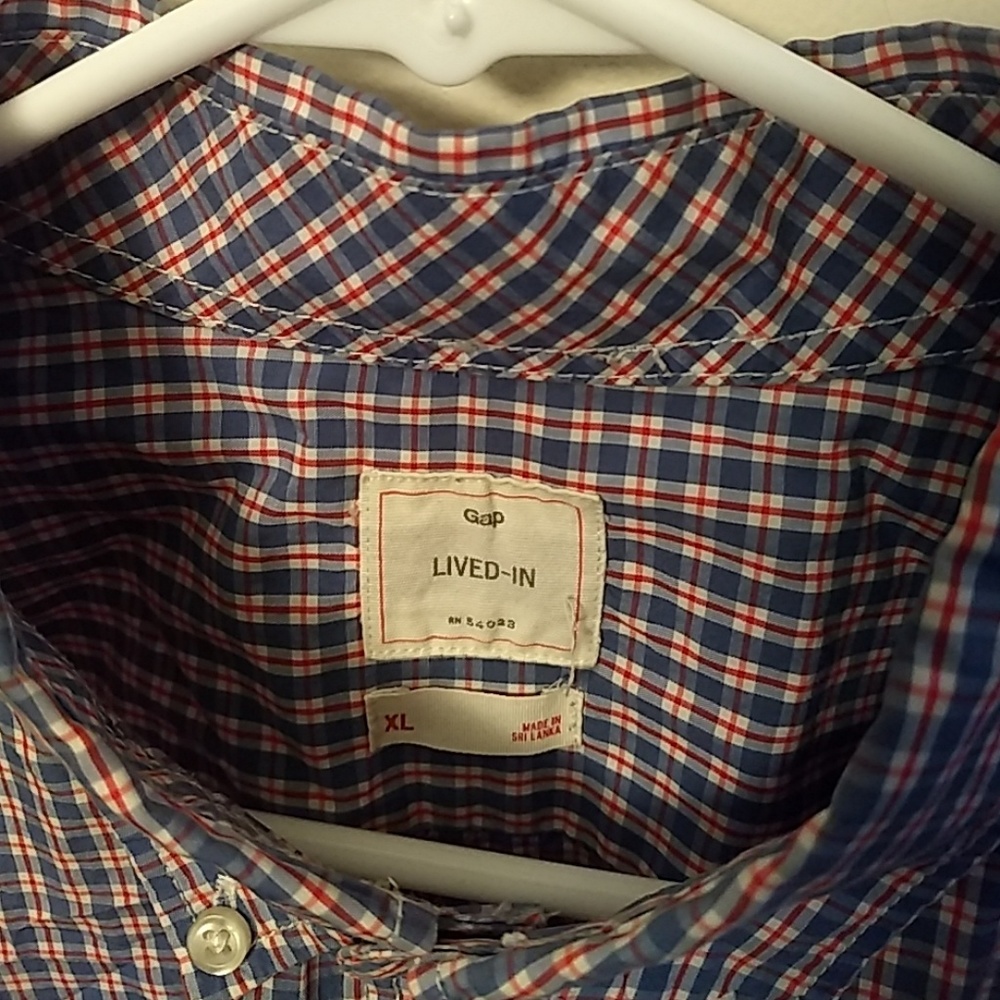 Gap Plaid Button Down - image 2